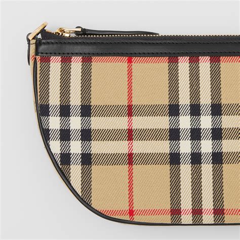 burberry beige vintage check cotton olympia pouch|Burberry Vintage Check Cotton Olympia Pouch Archive Beige.